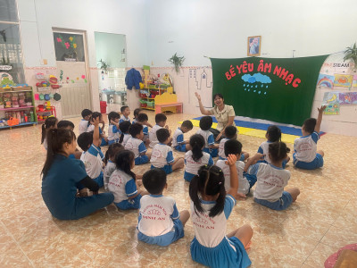 Hoạt động giáo dục âm nhạc - Chồi 1