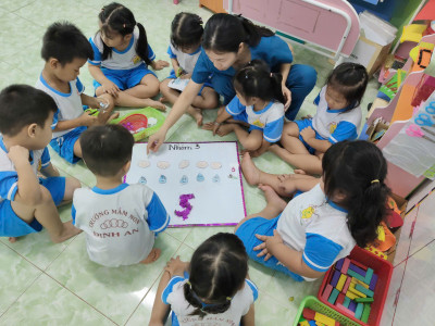 Hoạt động làm quen với toán- Chồi 2