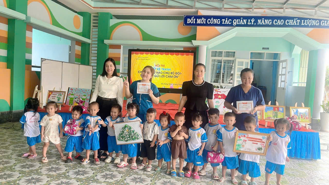 🎉🇻🇳 TRƯỜNG MẦM NON ĐỊNH AN TỔ CHỨC HỘI THI THIẾT KẾ TRANH CHÀO MỪNG 81 NĂM NGÀY THÀNH LẬP QUÂN ĐỘI NHÂN DÂN VIỆT NAM (22/12/1944 – 22/12/2025)  🇻🇳🎉Chủ đề: “Tự hào chú Bộ đội – Tranh bé gửi lời cảm ơn”